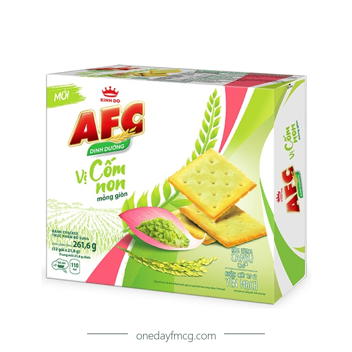 AFC Crunchy Crackers Young Rice Flavor 261.6g x 16 boxes